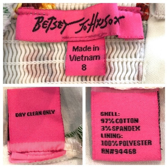 Betsey Johnson Strapless Floral Peplum Dress - Picture 8 of 8